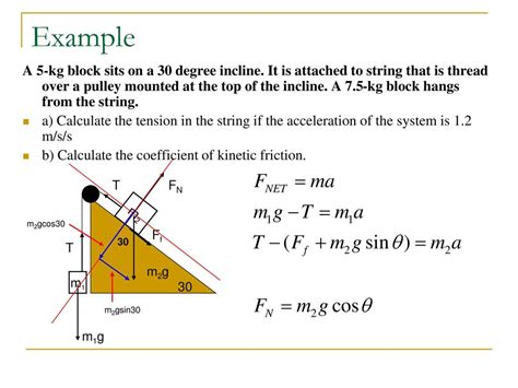 kinetic friction vs inclined planes